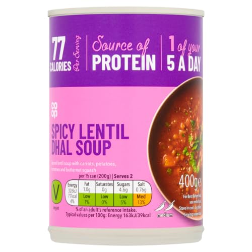 Co-op Spicy Lens Dahl Suppe, 400 g von Co-Op