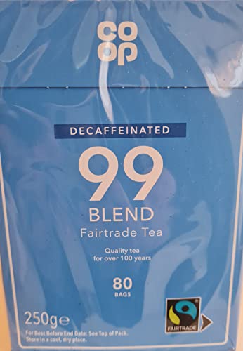 Coop 99 Blend Decaffeinated Fairtrade Tea, 80 Beutel, 250g von Co-op