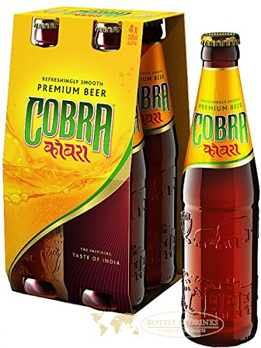 Cobra Bier Indien Bier 4 x 0,33 Liter von Cobra Beer