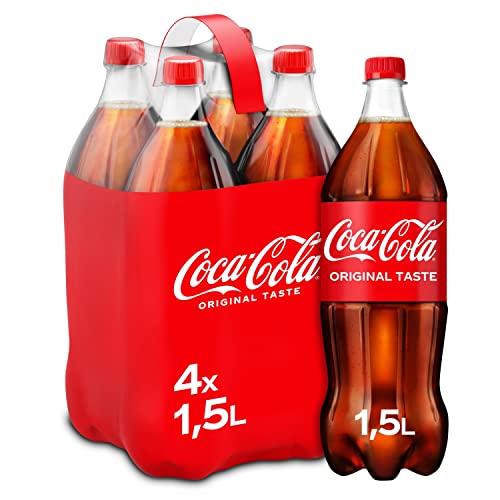 Coca-Cola EINWEG, (4 x 1,5 l) von Coca-Cola