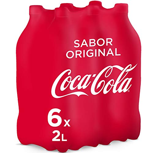 Coca-Cola - Regular, erfrischend mit Klebstoffgas, 2 l (6er-Pack), Kunststoffflasche von Coca-Cola