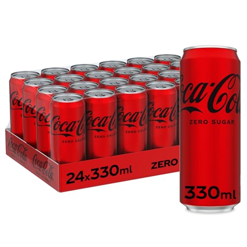 Coca Cola Zero, 24er Pack (24 x 330 ml) (ohne Pfand, Lieferung nur nach Österreich) von Coca-Cola