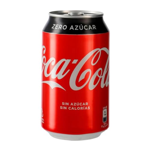 Getränke und Mixer 24 Einheiten Box Coca-Cola Zero sin Azúcar Alu-Dose 33 cl von Coca-Cola