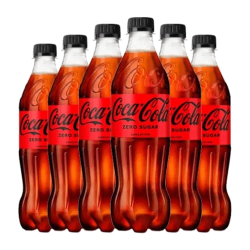 Getränke und Mixer Cola Zero Medium Flasche 50 cl (Karton mit 6 Medium Flasche von 50 cl) von Coca-Cola