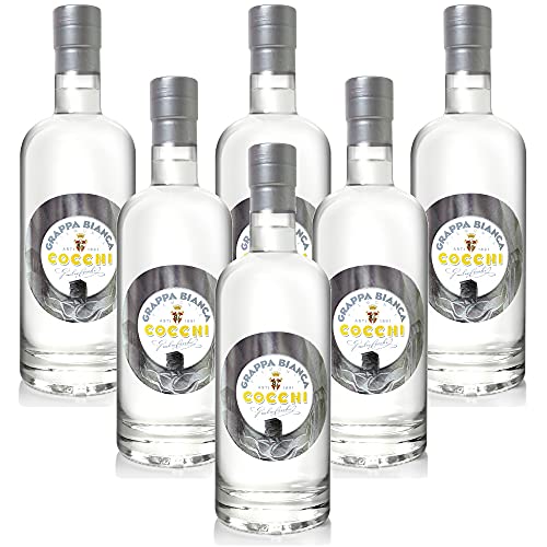 Weißer Grappa aus dem Piemont (6 Flaschen 70 cl.) von Cocchi