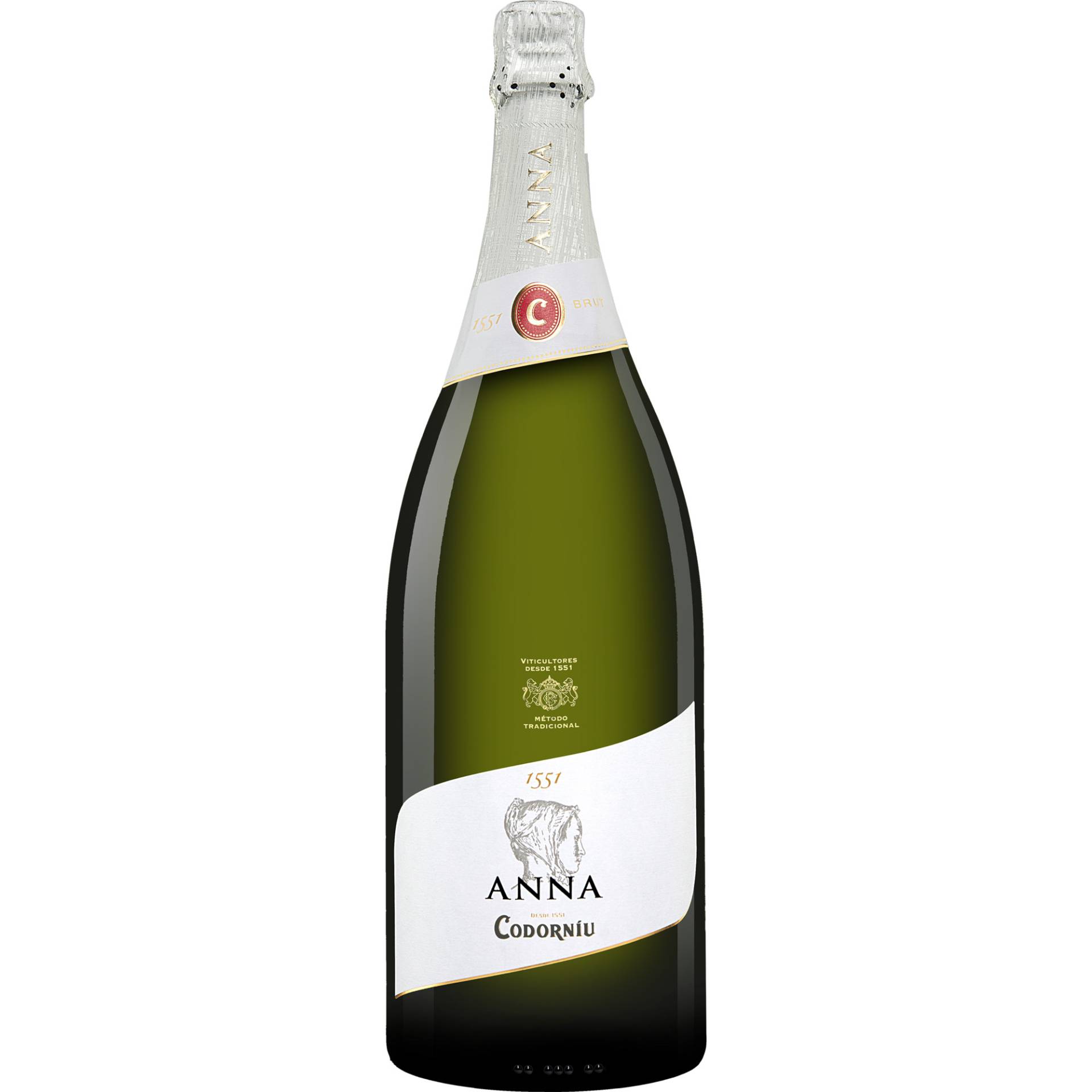 Codorníu Cava »Anna de Codorníu« - 1,5 L. Magnum Reserva  1.5L 11.5% Vol. Trocken aus Spanien von Codorníu