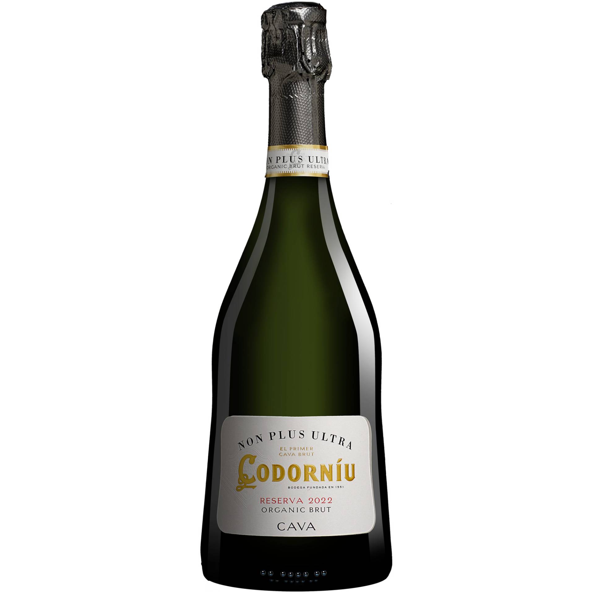 Codorníu Cava »Non plus Ultra« Reserva Brut 2022  0.75L 11.5% Vol. Trocken aus Spanien von Codorníu