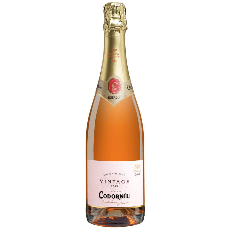 Codorníu Cava Vintage Rosado Brut 2019  0.75L 12% Vol. Trocken aus Spanien von Codorníu