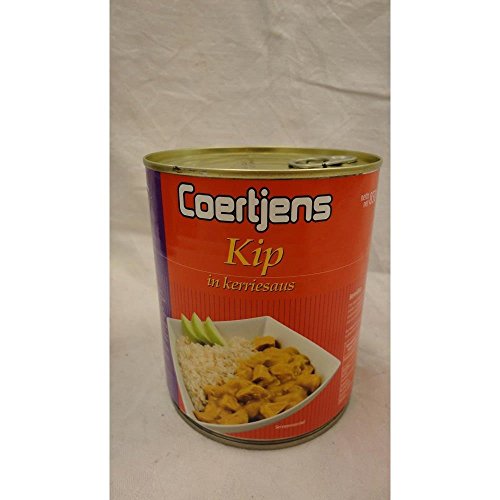 Coertjens Kip in Kerriesaus 850g Dose (Hühnchen in Currysauce) von Coertjens