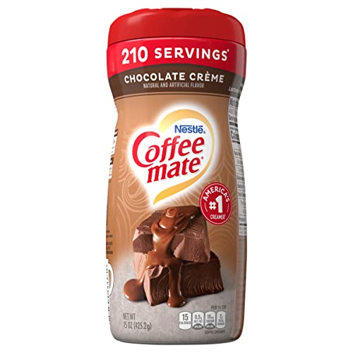 Coffee-Mate Cremige Schokolade Kaffeepulver Creamer, 15Ounce Pakete (6Er-Verpackung) von Coffee Mate