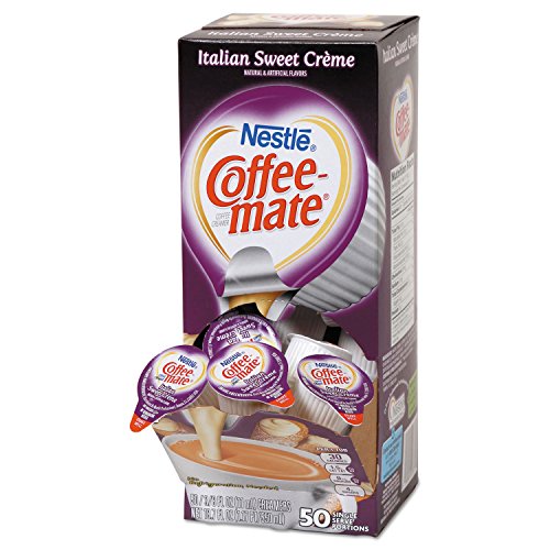 Coffee-mate - Liquid Coffee Creamer, Italian Sweet Creme, 0.375 oz Cups, 50/Box 84652 (DMi BX by Coffee-mate von Nestlé