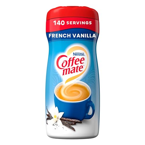 French Vanilla Flavoured Non Dairy Creamer Powder For Warm and Rich Taste, Lactose & Gluten Free, For 210 Servings (15 Oz) von Coffee Mate