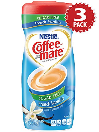 Nestlé Coffee-Mate French Vanilla Sugar Free Powder Kaffeesahne - 3er Pack (3x289g) von Coffee Mate