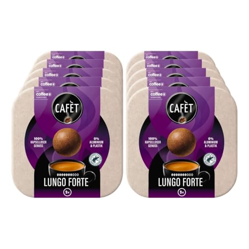 Cafet LUNGO FORTE für CoffeeB 9 Coffee Balls 51g, 10er Pack von CoffeeB