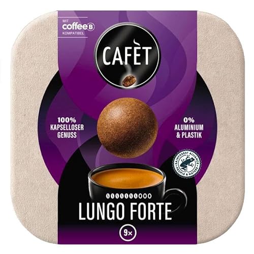 Cafet LUNGO FORTE für CoffeeB 9 Coffee Balls 51g von CoffeeB