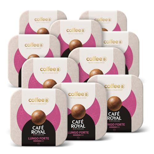 CoffeeB - LUNGO FORTE 9 Coffee Balls 51g, 10er Pack (10x 9 Coffee Balls) von CoffeeB