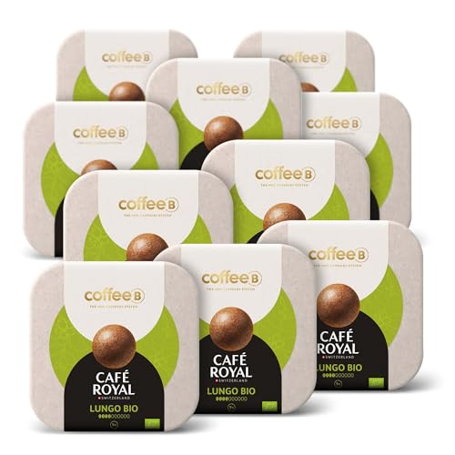 CoffeeB - Lungo Bio 9 Coffee Balls 51g, 10er Pack (10x 9 Coffee Balls) von CoffeeB