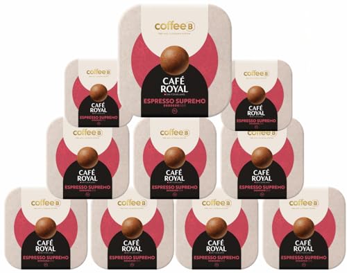 CoffeeB by Café Royal Espresso Supremo 9 Coffee Balls 51g, 10er Pack (10x 9 Coffee Balls) von CoffeeB