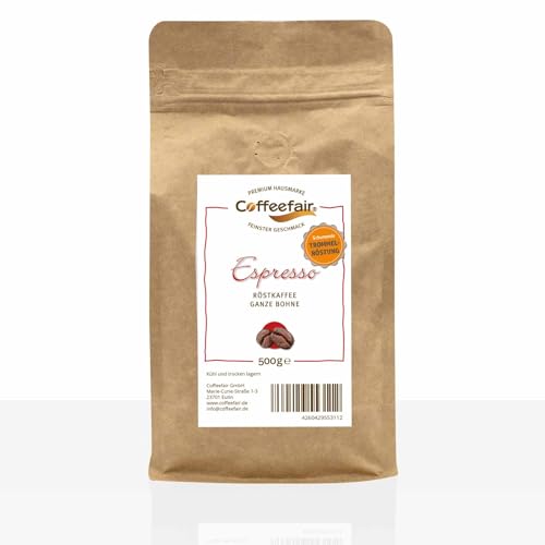 Coffeefair Espresso 8 x 500g Kaffeebohnen Barista Qualität von Coffeefair