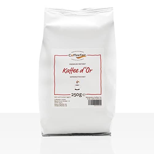 Coffeefair Premium Instant Kaffee d'Or - 10 x 250g löslicher Instantkaffee für Kaffeevollautomaten und Vending-Automaten von Coffeefair