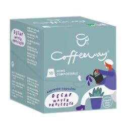 Coffeeway Espresso Decaf Water Processed Caps 120 pcs., (12 packs of 10pcs) von Coffeeway