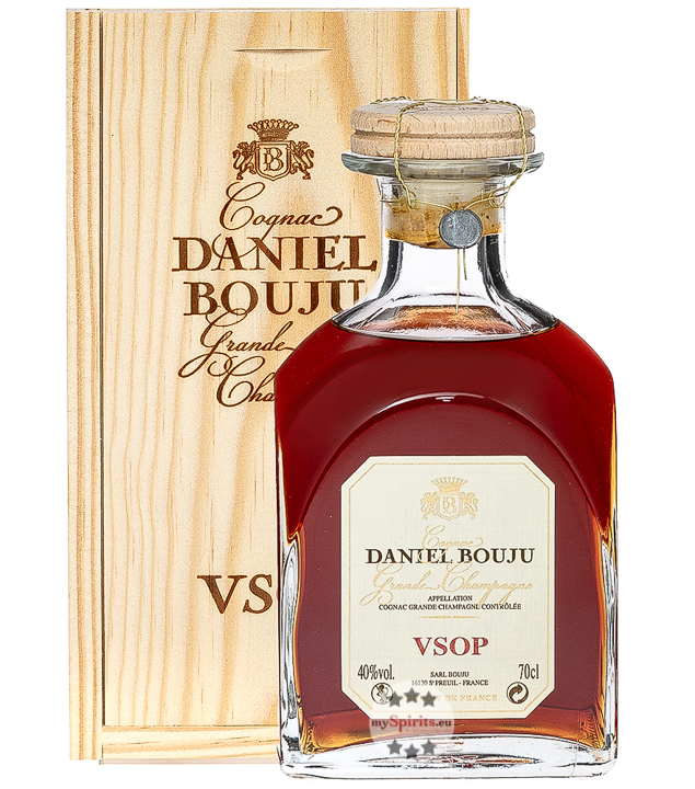 Daniel Bouju VSOP Cognac in Holzkiste (40 % Vol., 0,7 Liter) von Cognac Daniel Bouju Grande Champagne