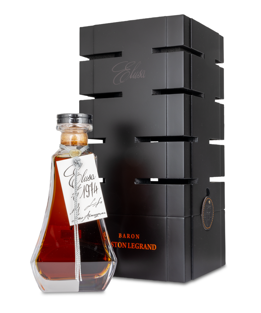 1974 Carafe Elusa Bas-Armagnac von Cognac Lheraud