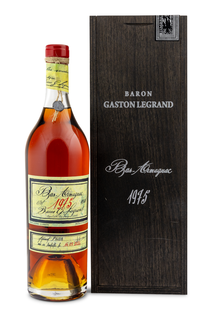 1975 Bas Armagnac "Baron Gaston Legrand" von Cognac Lheraud