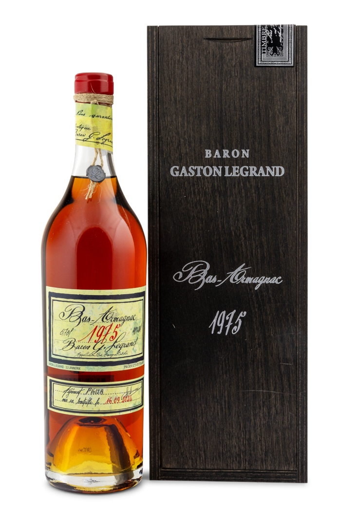 1975 Bas Armagnac "Baron Gaston Legrand" von Cognac Lheraud