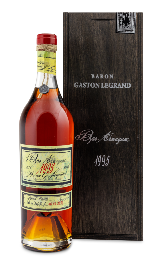 1995 Bas Armagnac "Baron Gaston Legrand" von Cognac Lheraud