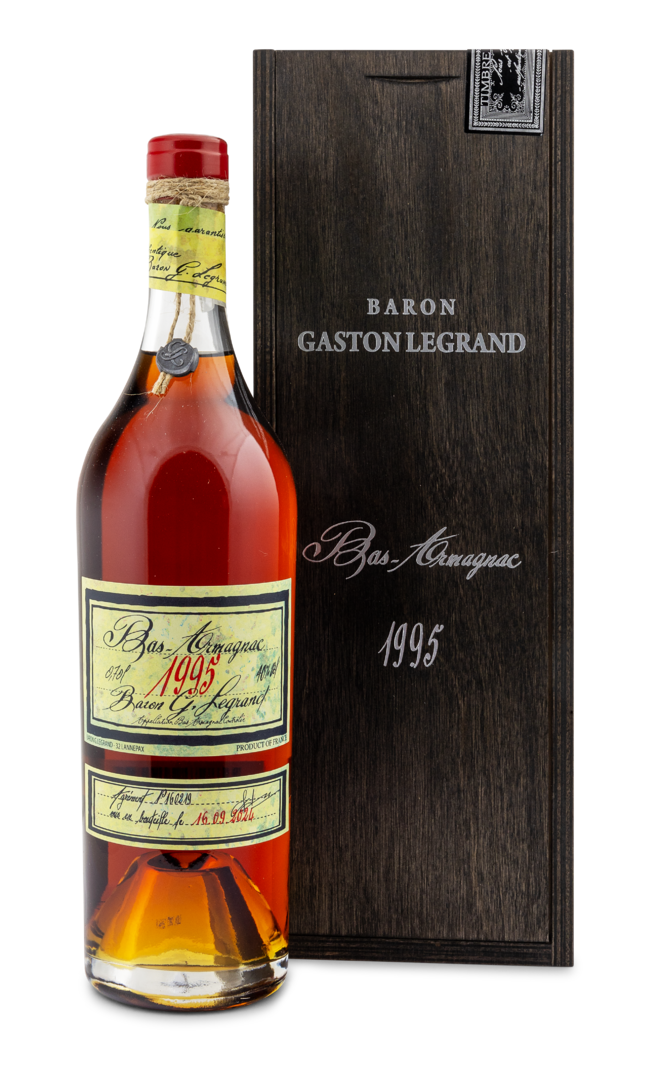 1995 Bas Armagnac "Baron Gaston Legrand" von Cognac Lheraud