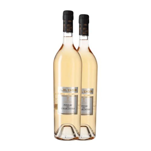 Liköre A.E. DOR Pineau de Charentes Blanc 75 cl (Karton mit 2 Flaschen von 75 cl) von Cognac Maison Amédée-Edouard DOR