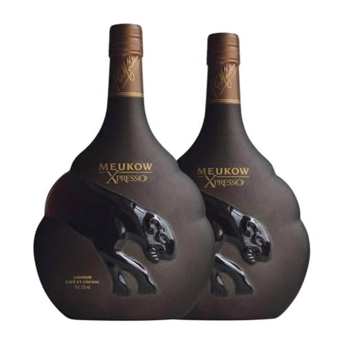 Liköre Meukow Xpresso Café & Cognac 70 cl (Karton mit 2 Flaschen von 70 cl) von Cognacs Meukow