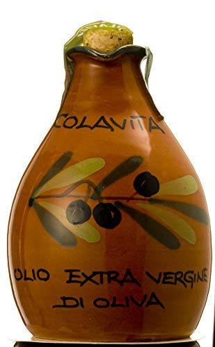 1x Colavita Olivenöl Extra Virgin 'Extra native Olivenöl' in Keramik Amphore, 250 ml von Colavita