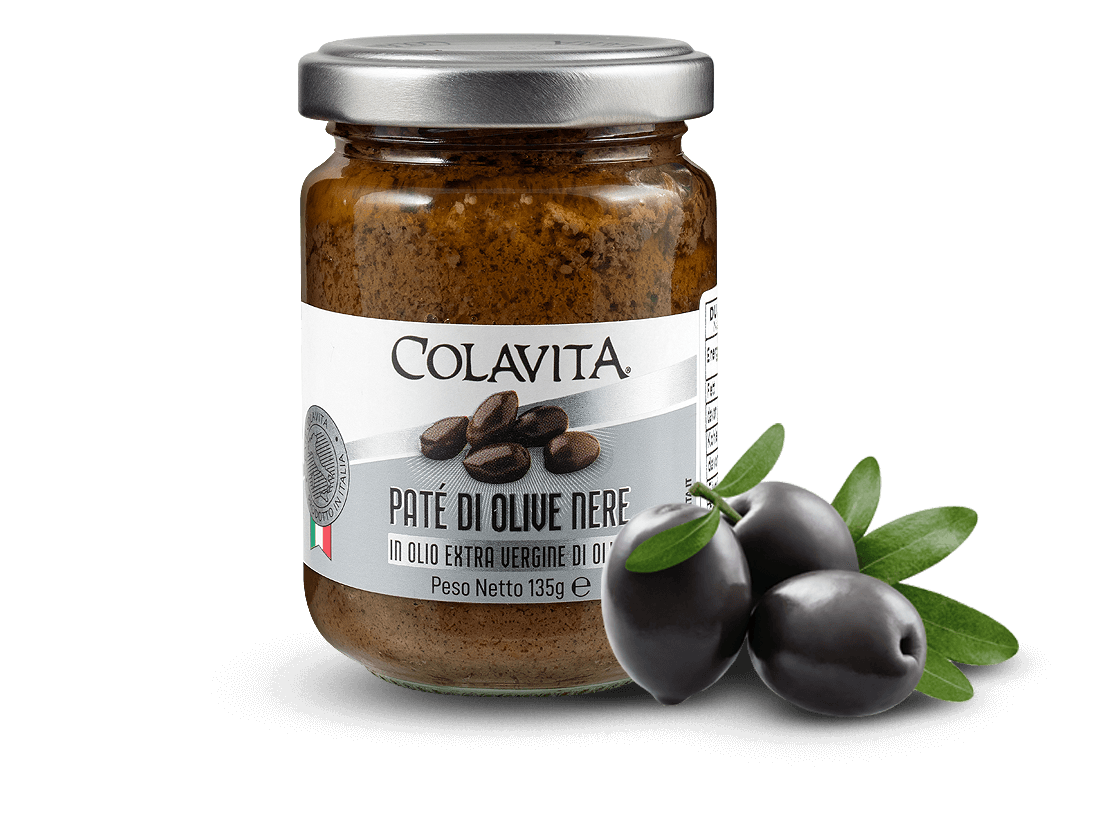 Colavita Schwarze Oliven-Paste mit nativem Olivenöl Extra 135 g von Colavita