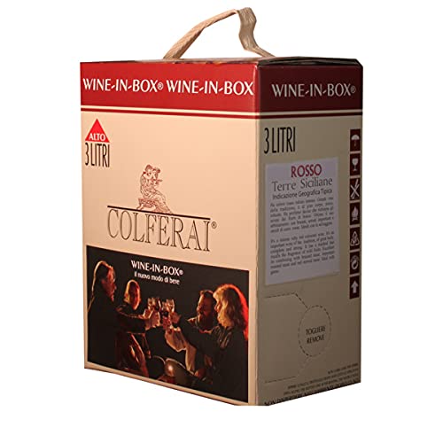 Colferai Azienda Vinicola BIB Vino ROSSO Terre di Siciliane IGT 3 Liter 3.00 Liter von Colferai Azienda Vinicola