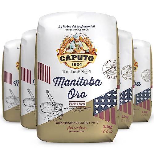 Manitoba Oro Caputo Mehl Typ 0 / 5 kg (5 x 1 kg) - Das Mehl Nr. 1 in Italien von Colichef