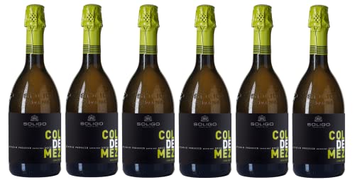 6x 0,75l - Colli del Soligo - Col de Mez - Prosecco Spumante - Extra Brut - Asolo Prosecco Superiore D.O.C.G. - Veneto - Italien - weißer Schaumwein trocken von Colli del Soligo