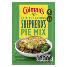 Colman's of Norwich Shepherds Pie Rezeptmischung, 50 g, 4 Packungen (200 g) von Colman's