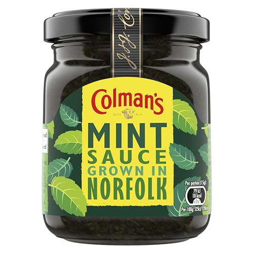 Colman's Classic Mint Sauce | Gewürzsoße aus Minze zum Würzen von Lamm, Salatdressings, Guacamole | (1 Stück (1 x 165g)) von Colman's