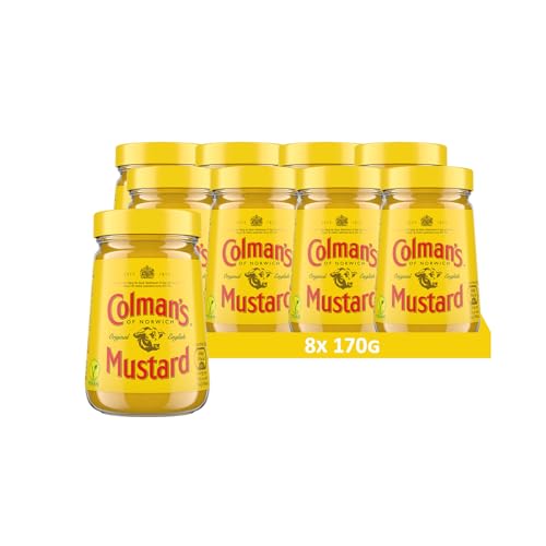 Colman's Original englischer Senf, English Mustard fein gemahlen (8 Stück (8 x 170g)) von Colman's