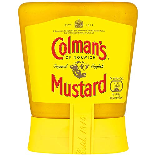 Colman's Original englischer Senf, English Mustard fein gemahlen in der Tube (6 Stück (6 x 150g)) von Colman's