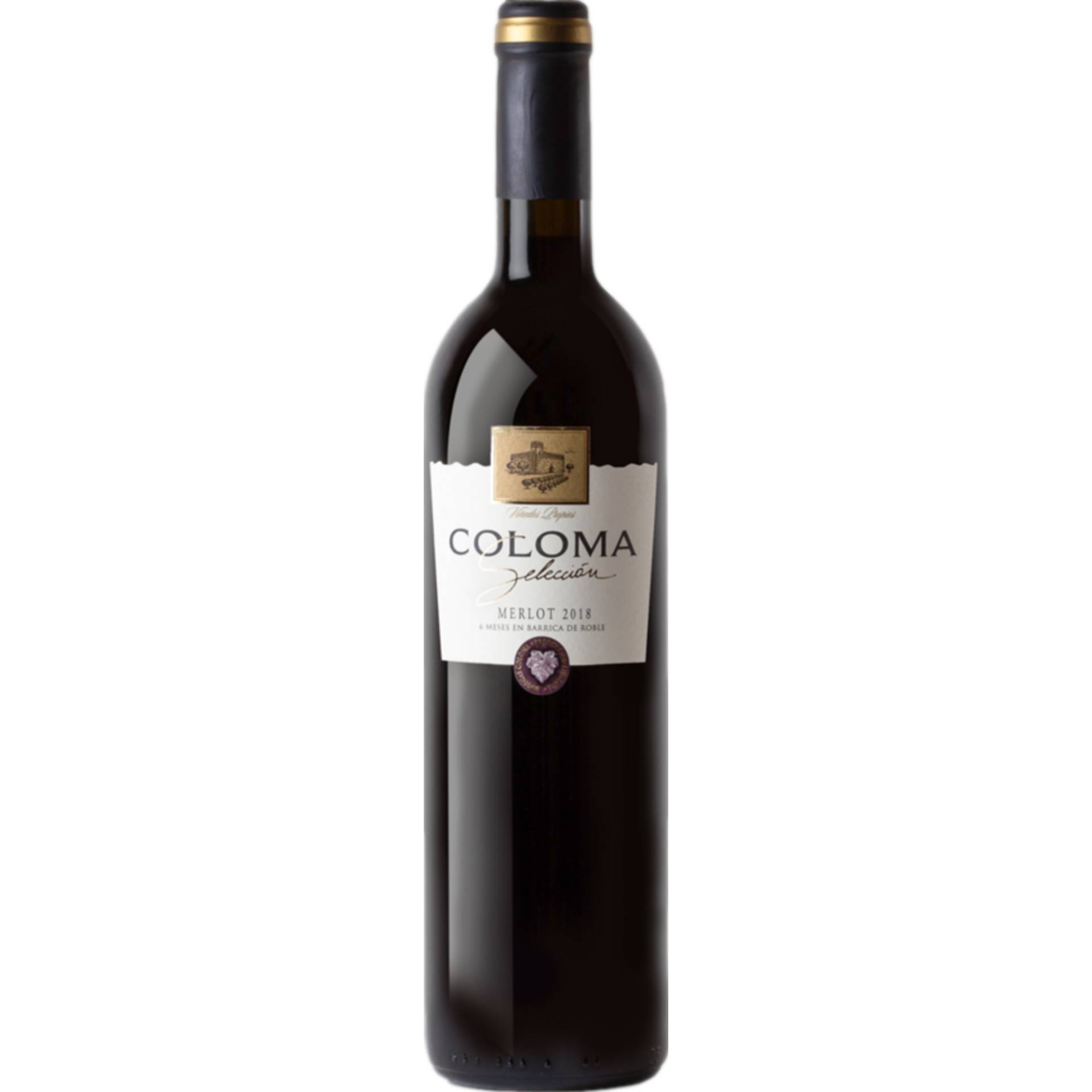 Coloma Merlot Selección, Ribera del Guadiana DO, Extremadura, 2018, Rotwein von Coloma Bodegas, Ex 363 km 5,5 Finca el Colmenar, ES 06170 Alvarado-Badajoz