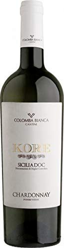 Chardonnay Sicilia DOC Kore Colomba Bianca Sizilien Weißwein trocken von COLOMBABIANCA