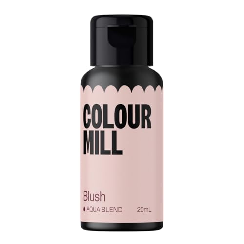 Colour Mill Aqua Blend Blush Lebensmittelfarbe auf Wasserbasis - Lebensmittel Farbe Sehr Intensiv, Hoch Konzentriert, Vegan - 20 ml von Colour Mill