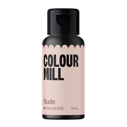 Colour Mill Aqua Blend Nude Lebensmittelfarbe auf Wasserbasis - Lebensmittel Farbe Sehr Intensiv, Hoch Konzentriert, Vegan - 20 ml von Colour Mill