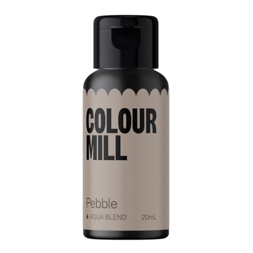 Colour Mill Aqua Blend Pebble Lebensmittelfarbe auf Wasserbasis - Lebensmittel Farbe Sehr Intensiv, Hoch Konzentriert, Vegan - 20 ml von Colour Mill