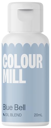 Colour Mill Oil Blend Blue Bell Lebensmittelfarbe auf Ölbasis - Lebensmittelfarben für Schokolade, Fondant, Cupcakes, Kuchen, Backen, Macaron - Food Coloring für Tortendeko - 20ml von Colour Mill