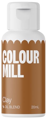 Colour Mill Oil Blend Clay Lebensmittelfarbe auf Ölbasis - Lebensmittelfarben für Schokolade, Fondant, Cupcakes, Kuchen, Backen, Macaron - Food Coloring für Tortendeko - 20ml von Colour Mill