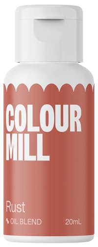 Colour Mill Oil Blend Rust Lebensmittelfarbe auf Ölbasis - Lebensmittelfarben für Schokolade, Fondant, Cupcakes, Kuchen, Backen, Macaron - Food Coloring für Tortendeko - 20ml von Colour Mill